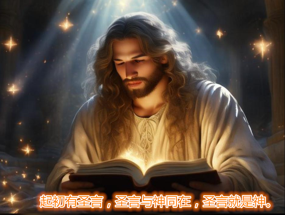 起初有圣言，圣言与神同在，圣言就是神。.jpg
